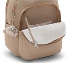 kipling Seoul Lap Large Backpack L Tan Beige