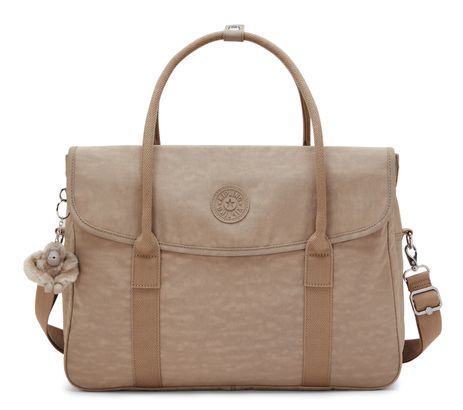 kipling Basic Superworker Computer Bag Tan Beige kipling Basic Superworker Computer Bag Tan Beige