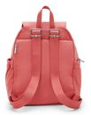 kipling Basic Elevated City Pocket Mini Backpack Misty Pink