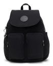 kipling Basic Elevated City Pocket Mini Backpack Infinite Black