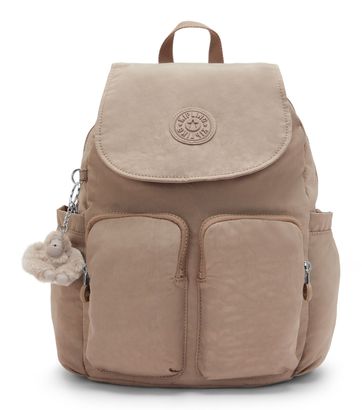 kipling City Pocket Backpack S Tan Beige