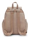 kipling City Pocket Backpack S Tan Beige