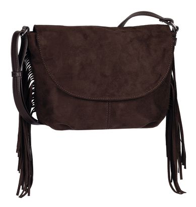 TOM TAILOR Deyanira Saddle Bag Dark Brown TOM TAILOR Deyanira Saddle Bag Dark Brown