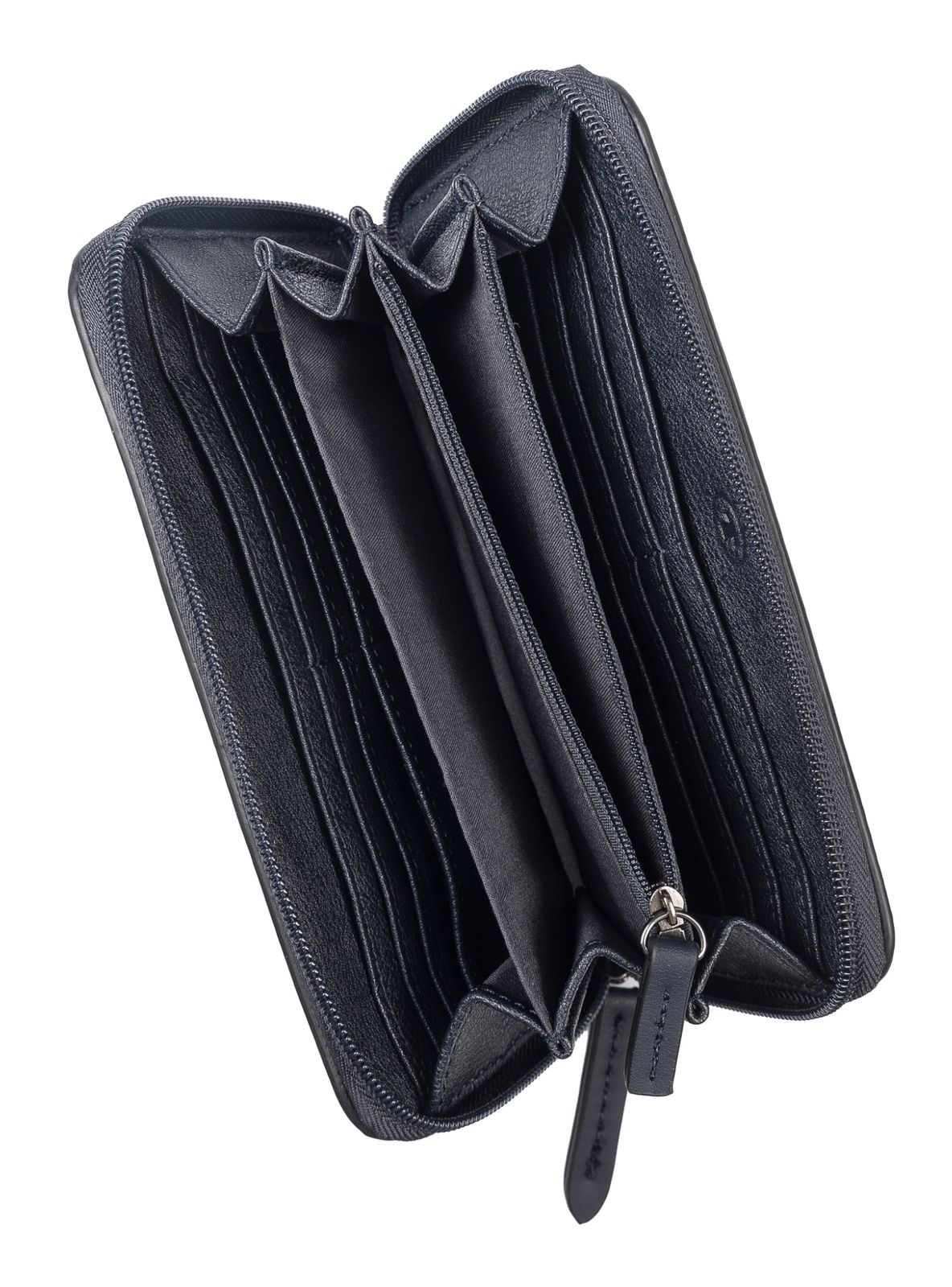 TOM TAILOR Gia Long Zip Wallet Dark Blue TOM TAILOR Gia Long Zip Wallet Dark Blue