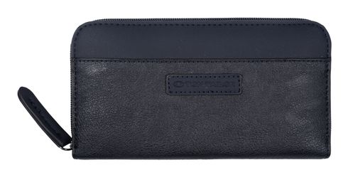 TOM TAILOR Gia Long Zip Wallet Dark Blue