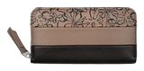 TOM TAILOR Ellen Long Zip Wallet Flower Black TOM TAILOR Ellen Long Zip Wallet Flower Black