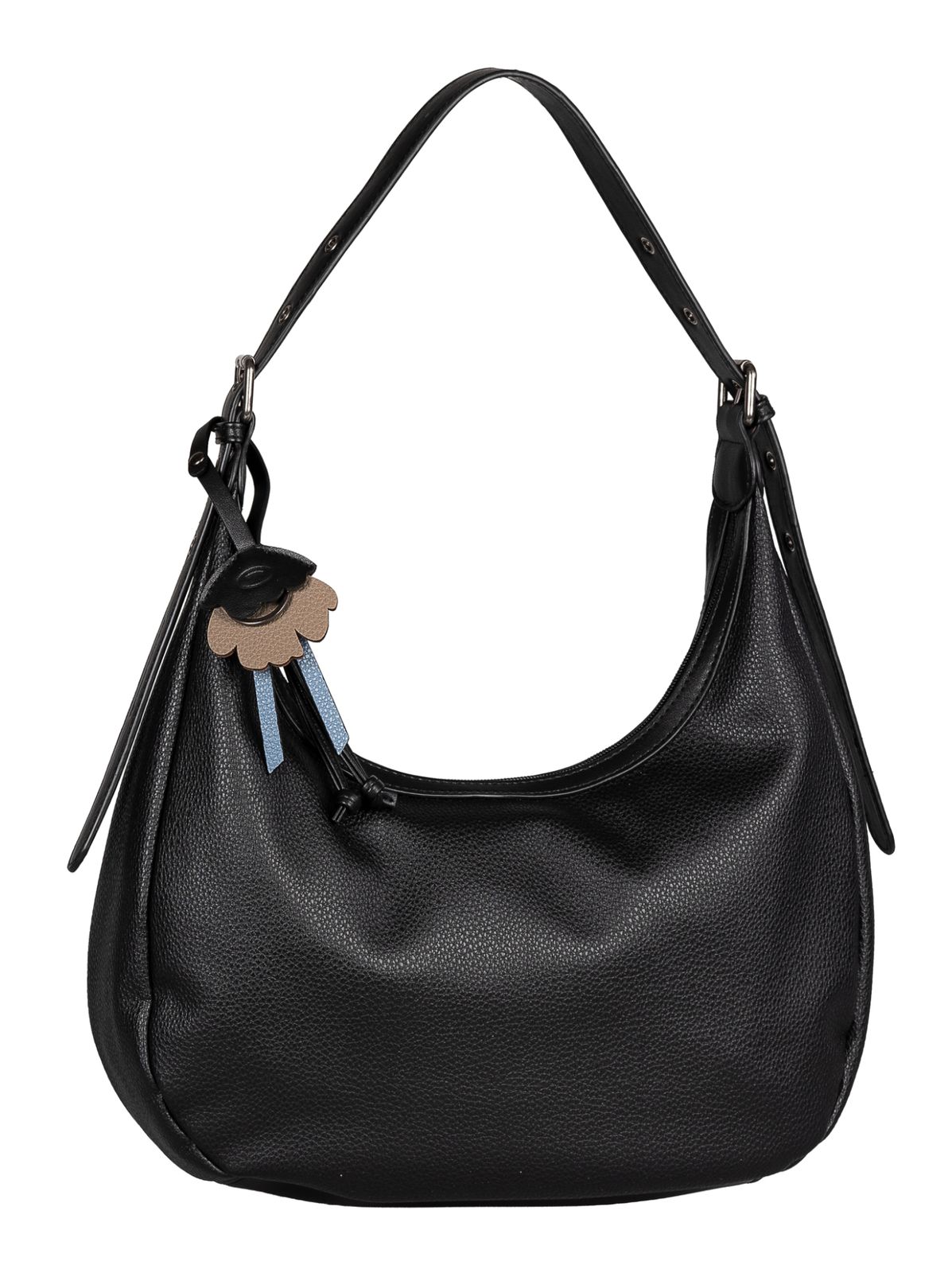TOM TAILOR Tatiana Hobo Bag M Black