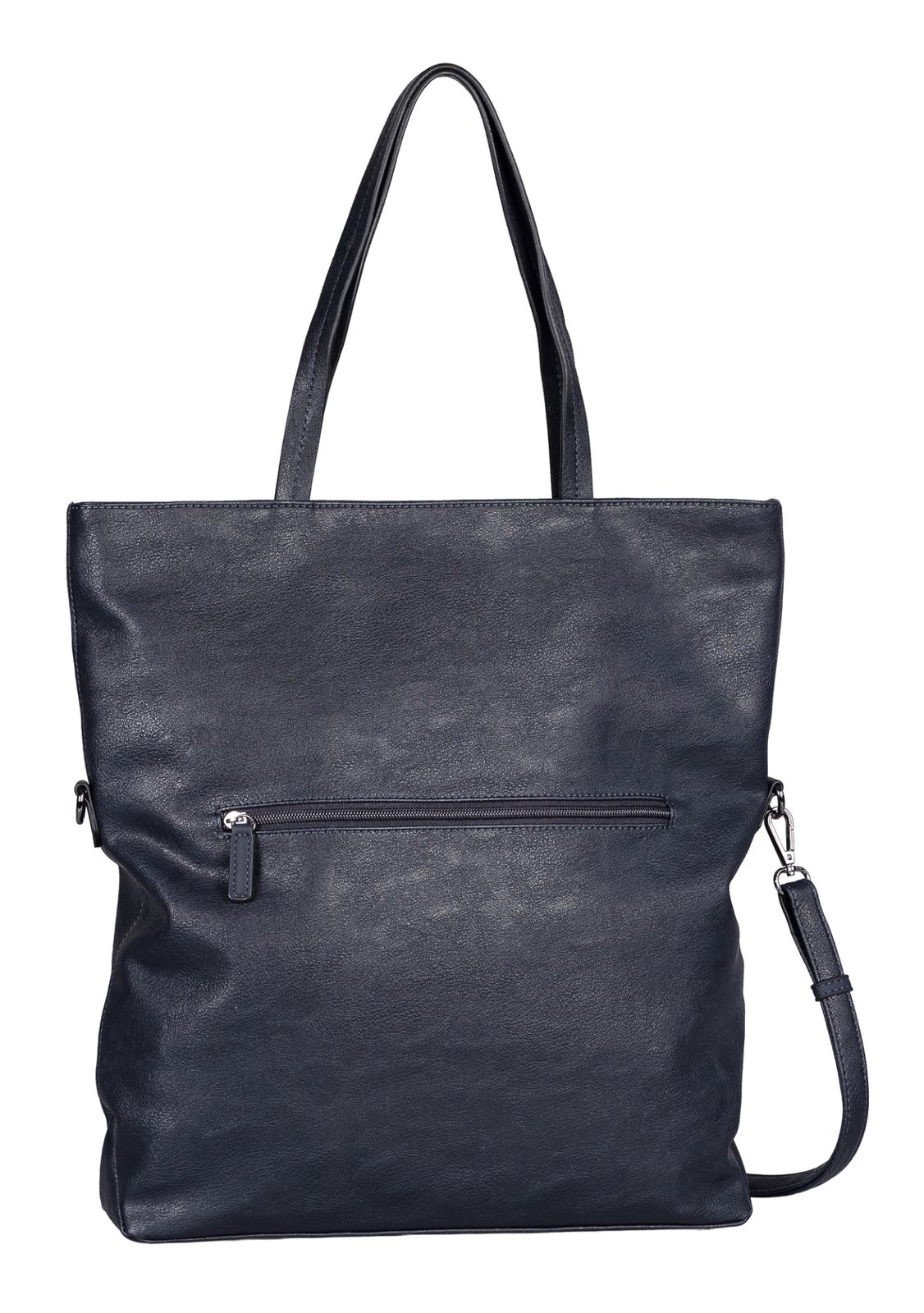 TOM TAILOR Gia Zip Shopper L Dark Blue TOM TAILOR Gia Zip Shopper L Dark Blue