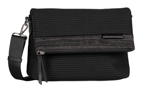 TOM TAILOR Vesna Flap Bag M Black TOM TAILOR Vesna Flap Bag M Black
