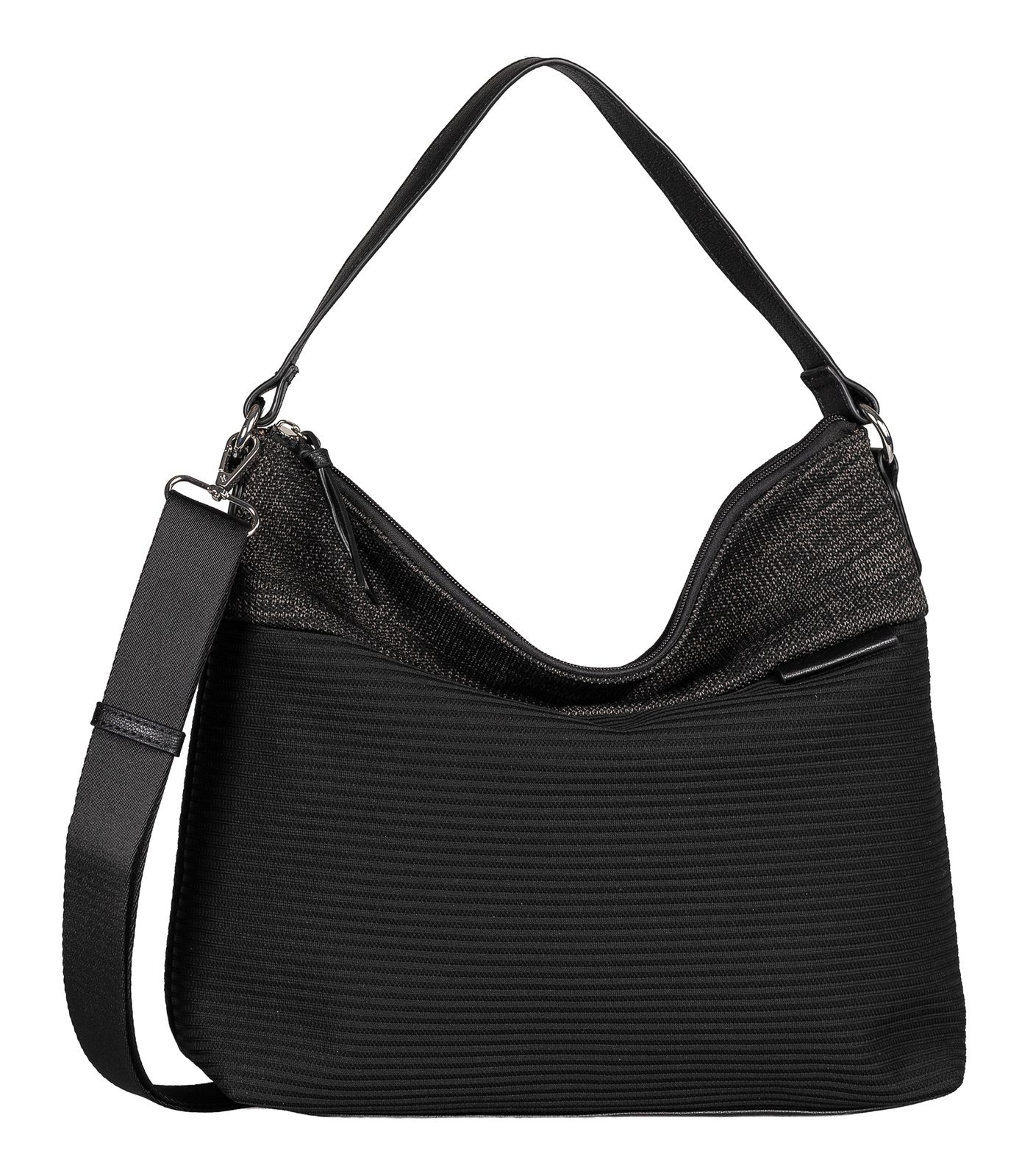 TOM TAILOR Vesna Hobo Bag M Black