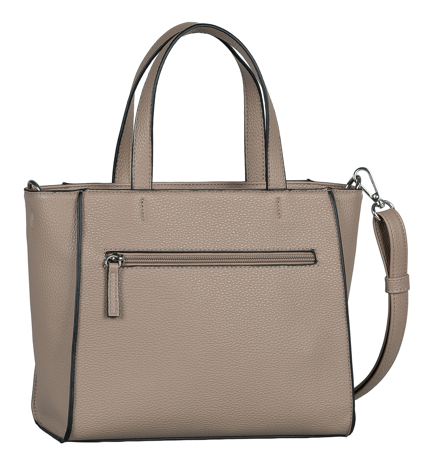 TOM TAILOR Eliora Zip Shopper M Taupe TOM TAILOR Eliora Zip Shopper M Taupe
