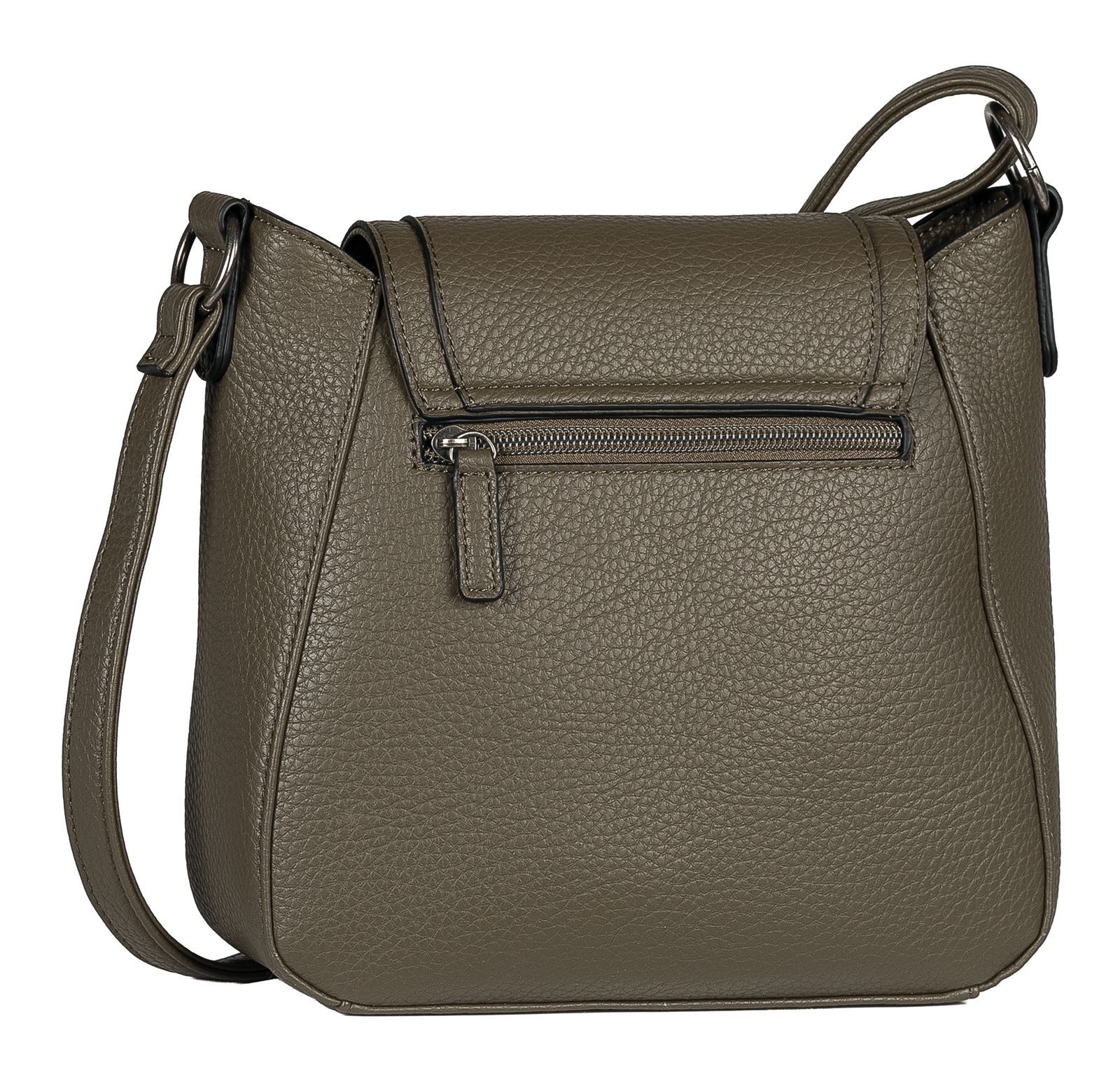 TOM TAILOR Nalani Flap Bag Top Zip S Khaki TOM TAILOR Nalani Flap Bag Top Zip S Khaki