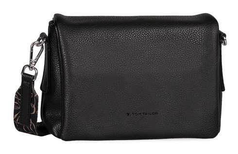 TOM TAILOR Orla Flap Bag no Zip S Black TOM TAILOR Orla Flap Bag no Zip S Black