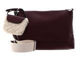 TOM TAILOR Fania Flap Bag Top Zip S Dark Red TOM TAILOR Fania Flap Bag Top Zip S Dark Red