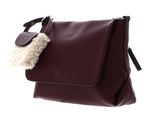 TOM TAILOR Fania Flap Bag Top Zip S Dark Red TOM TAILOR Fania Flap Bag Top Zip S Dark Red