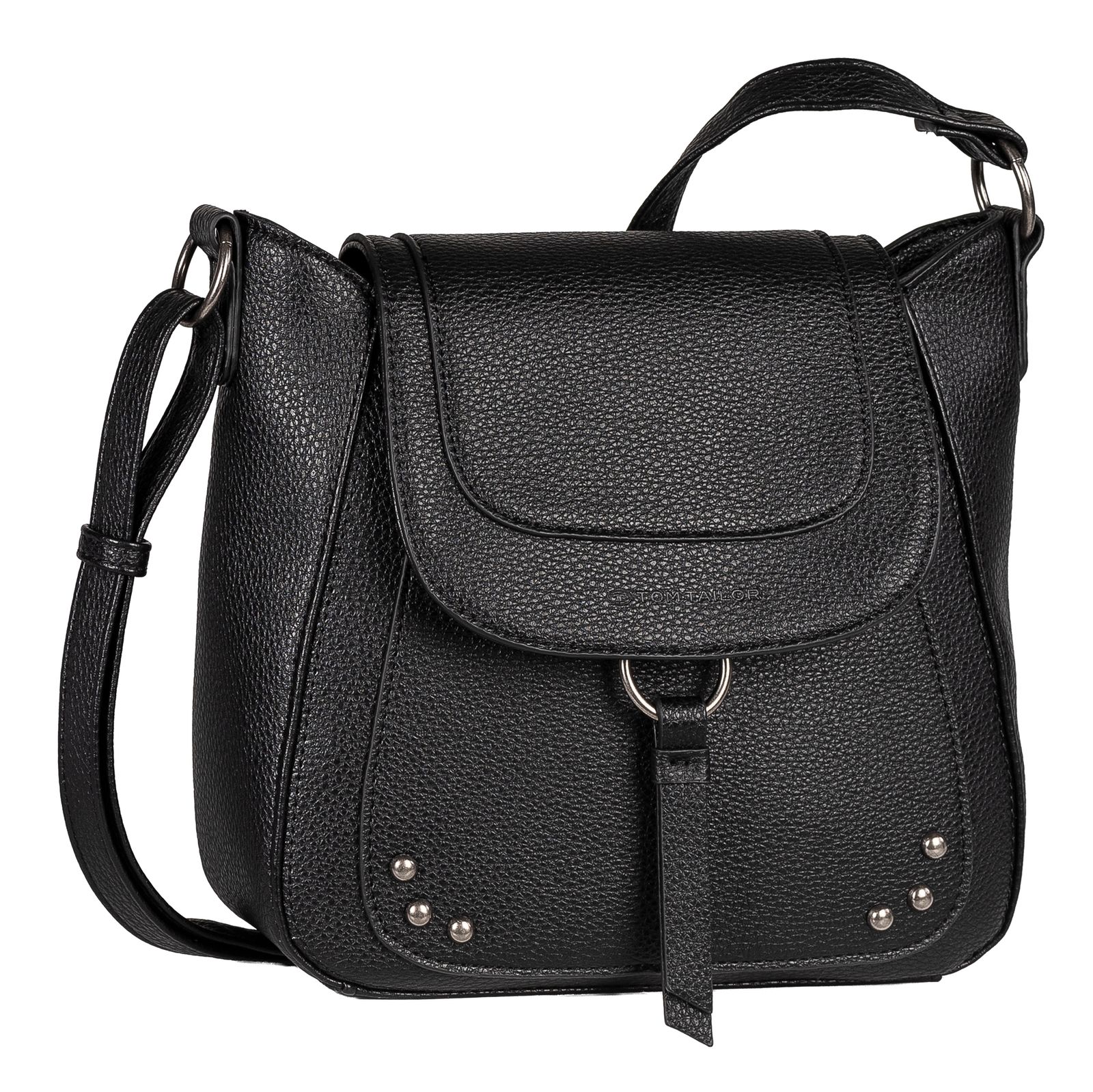 TOM TAILOR Nalani Flap Bag Top Zip S Black