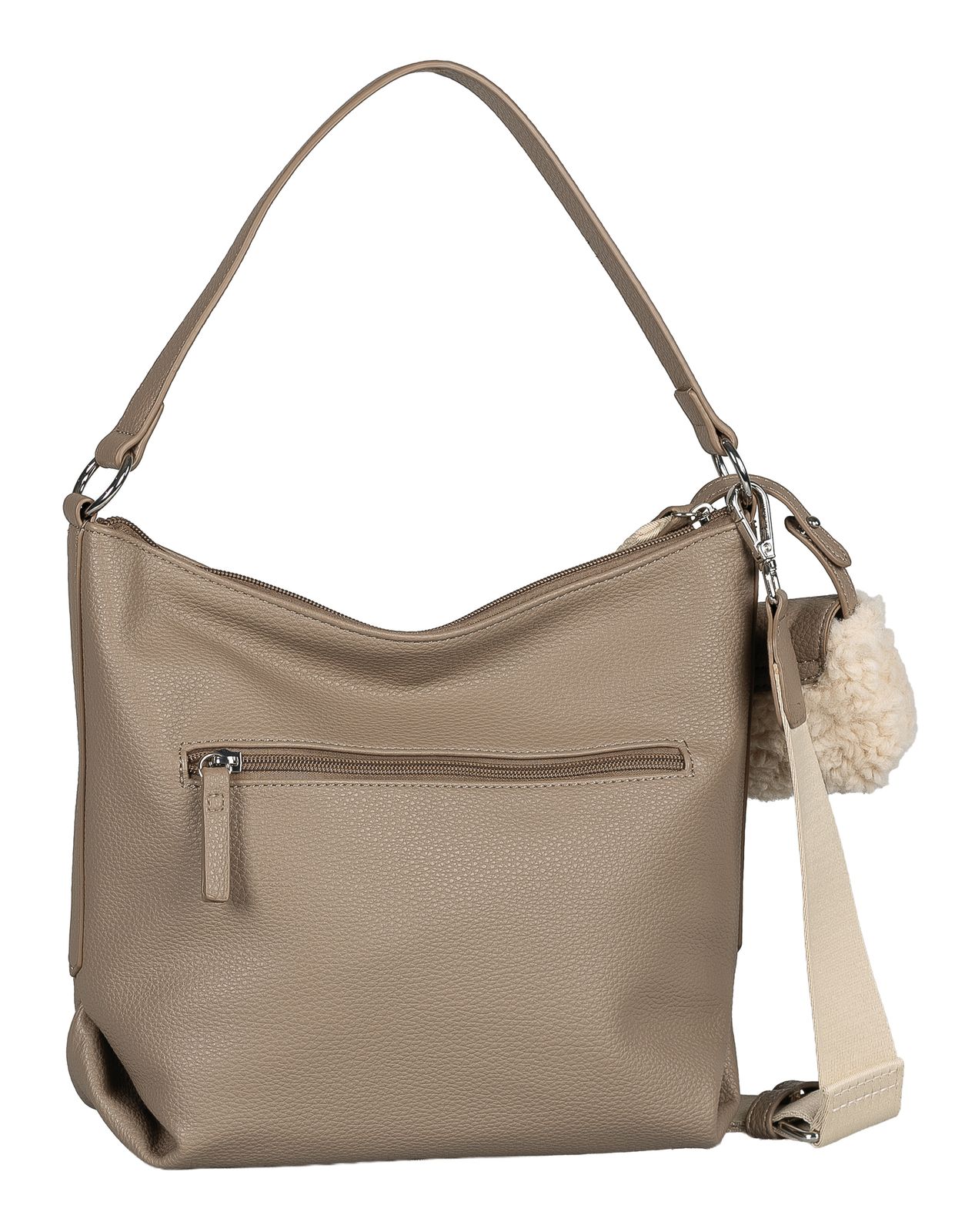 TOM TAILOR Fania Hobo Bag M Taupe TOM TAILOR Fania Hobo Bag M Taupe