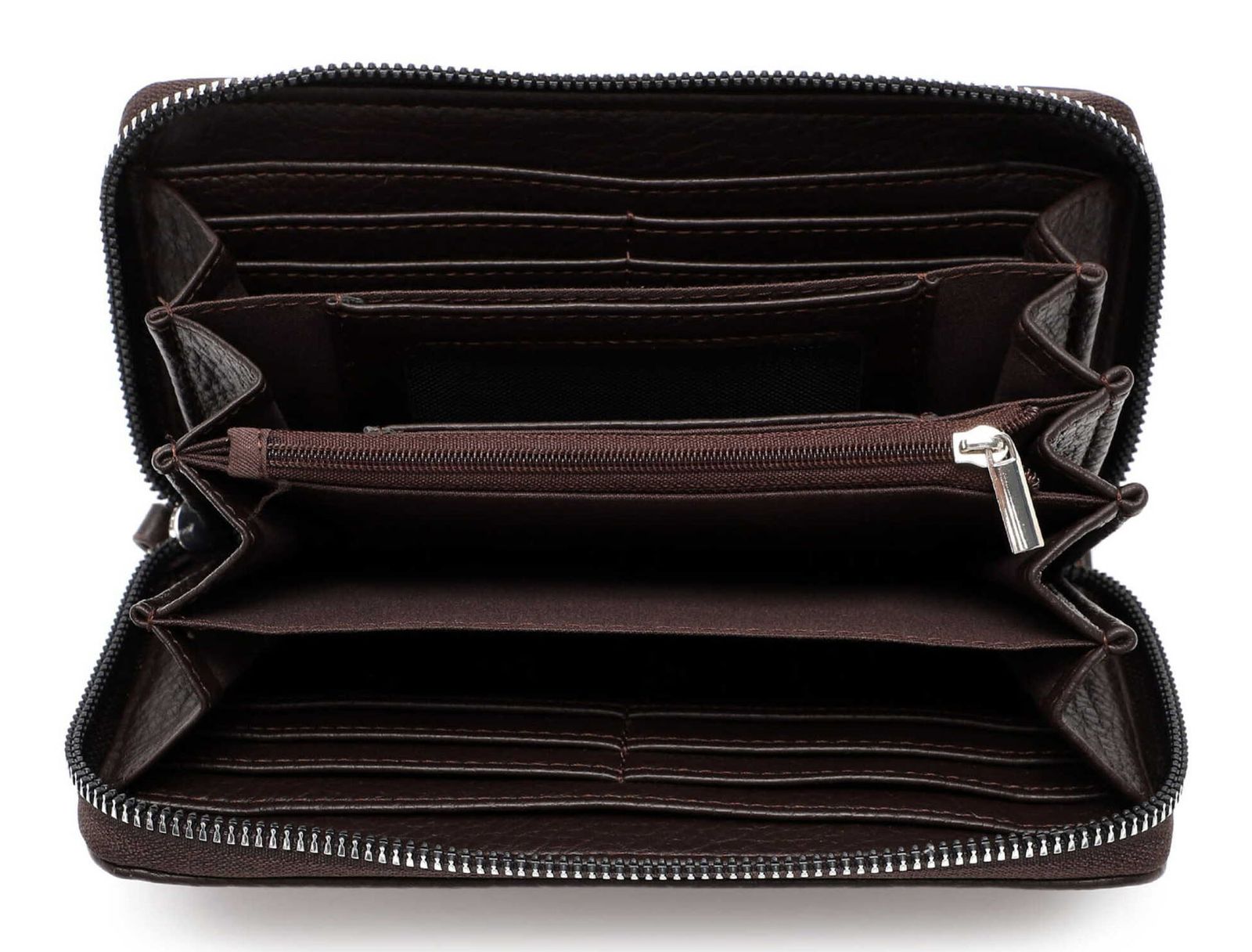 SURI FREY SFY Tiffy Zip Around Wallet Darkbrown (VE2) SURI FREY SFY Tiffy Zip Around Wallet Darkbrown (VE2)