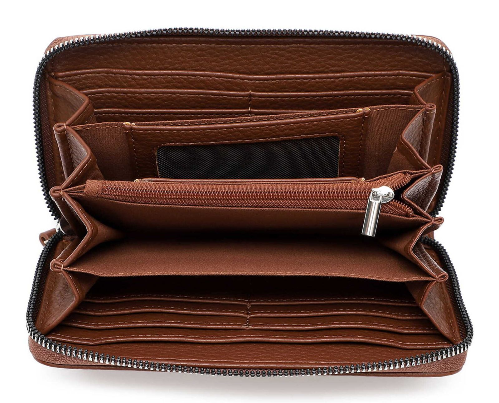 SURI FREY SFY Tiffy Zip Around Wallet Darkcognac (VE2) SURI FREY SFY Tiffy Zip Around Wallet Darkcognac (VE2)