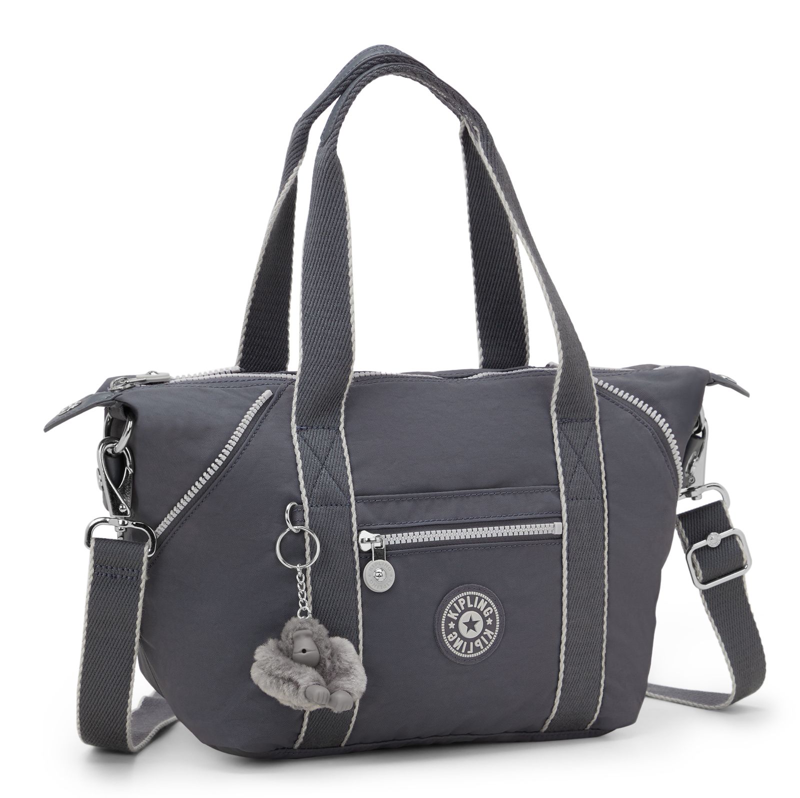 kipling Art Mini Handbag S Moonlit Grey kipling Art Mini Handbag S Moonlit Grey