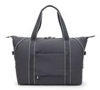 kipling Eyes Wide Open Art M Travel Tote Moonlit Grey