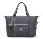 kipling Eyes Wide Open Art M Travel Tote Moonlit Grey