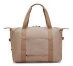 kipling Eyes Wide Open Art M Travel Tote Tan Beige kipling Eyes Wide Open Art M Travel Tote Tan Beige
