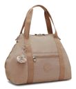 kipling Eyes Wide Open Art M Travel Tote Tan Beige kipling Eyes Wide Open Art M Travel Tote Tan Beige
