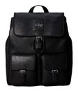Calvin Klein Bold Pebble Flap Backpack Black Calvin Klein Bold Pebble Flap Backpack Black