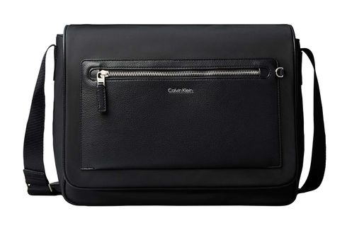 Calvin Klein SSNL Flap Messenger Black Calvin Klein SSNL Flap Messenger Black