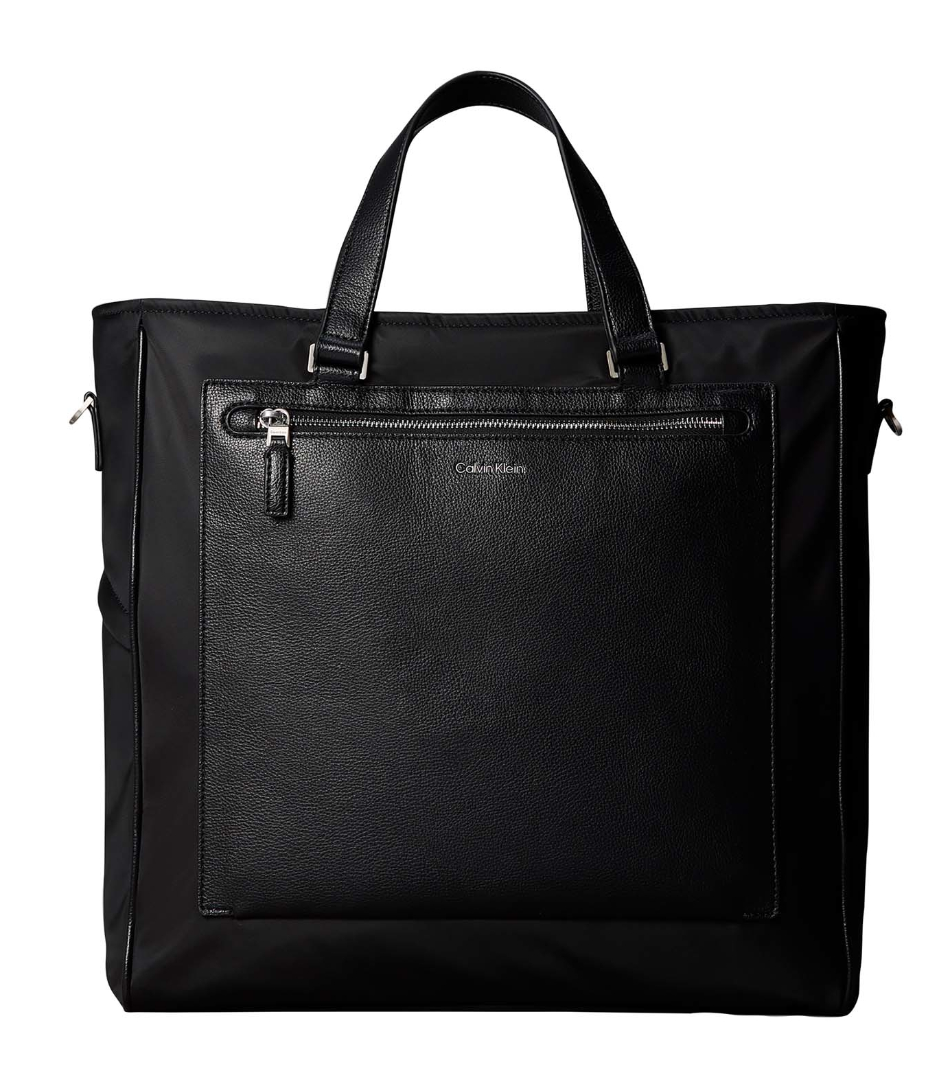Calvin Klein SSNL Raised Logo Tote Black