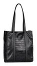 Gabor Elfie Zip Tote Bag M Croco Black