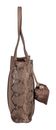 Gabor Elfie Luxe Zip Tote Bag M Sanke Taupe