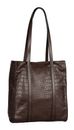 Gabor Elfie Zip Tote Bag M Croco Brown