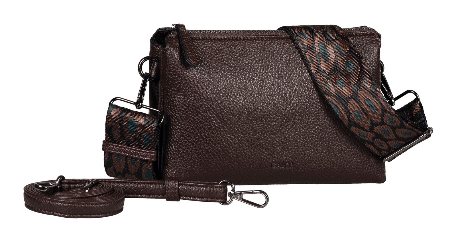 Gabor Linda Cross Bag Dark Brown Gabor Linda Cross Bag Dark Brown