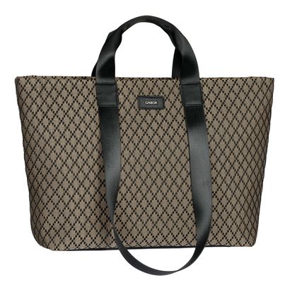 Gabor Helmea Zip Shopper XL Taupe Gabor Helmea Zip Shopper XL Taupe