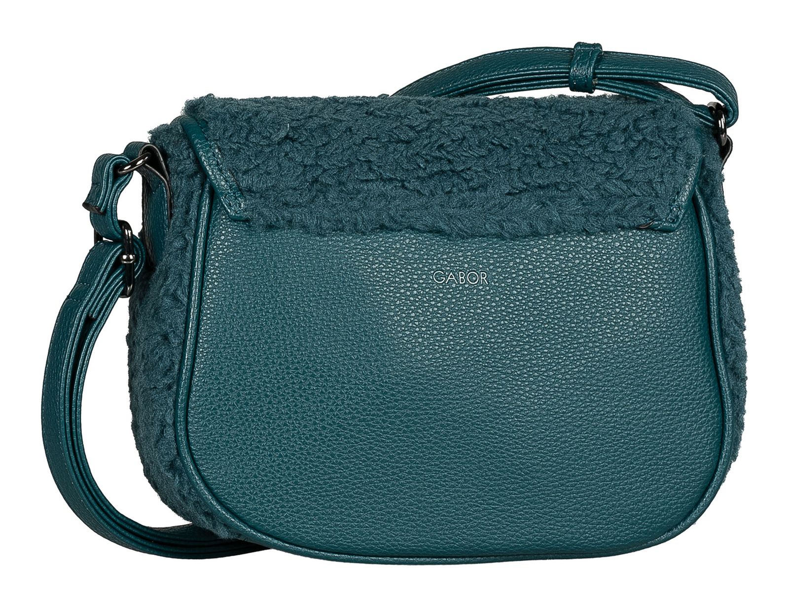 Gabor Granada Fur Flap Bag S Petrol Gabor Granada Fur Flap Bag S Petrol