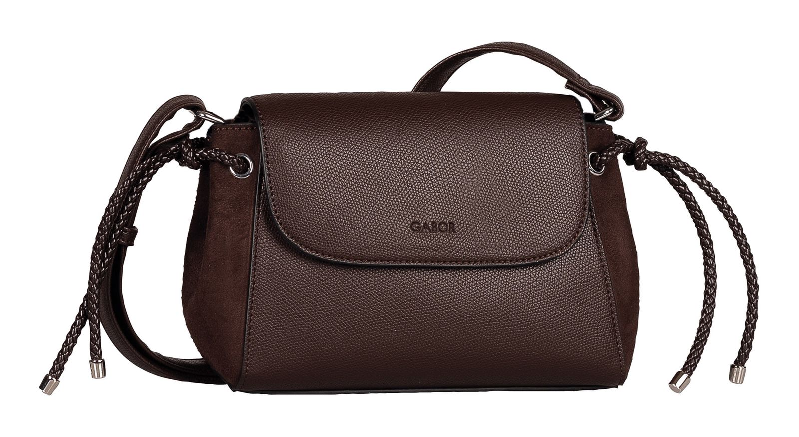Gabor Letitia Flap Bag Top Zip S Dark Brown