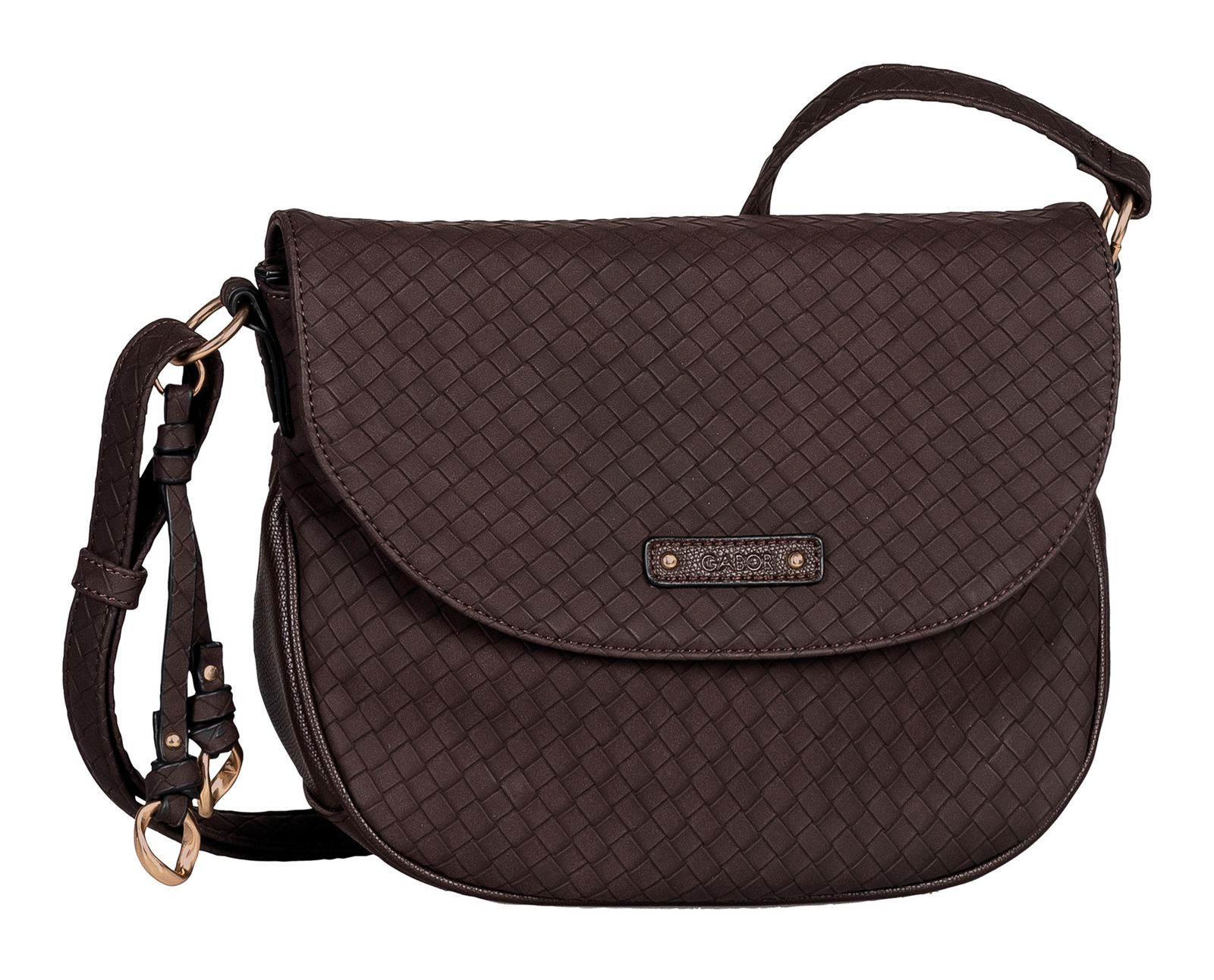Gabor Binta Saddle Bag Dark Brown