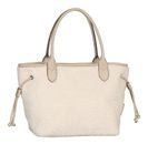 Gabor Granada Fur Zip Shopper M Mixed Beige