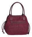 Gabor Granada Quilt Zip Shopper M Dark Red