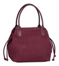 Gabor Granada Quilt Zip Shopper M Dark Red