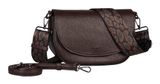 Gabor Linda Saddle Bag Dark Brown Gabor Linda Saddle Bag Dark Brown