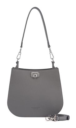 SEIDENFELT MANUFAKTUR Nelma Midi Hobo Bag Light Grey