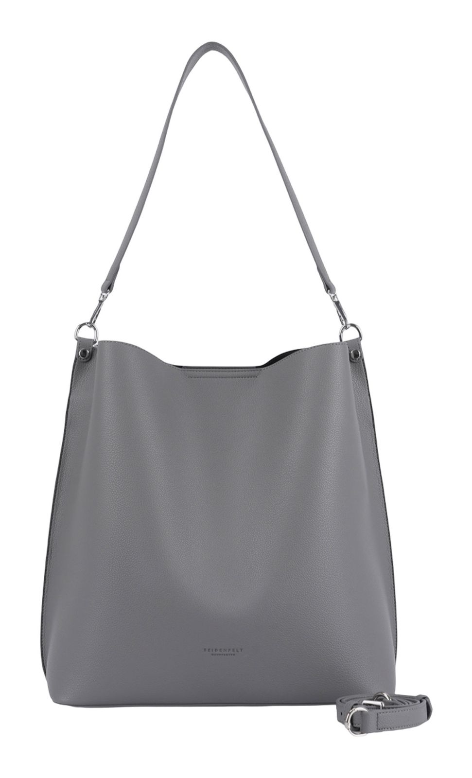 SEIDENFELT MANUFAKTUR Nelma Hobo Bag Light Grey