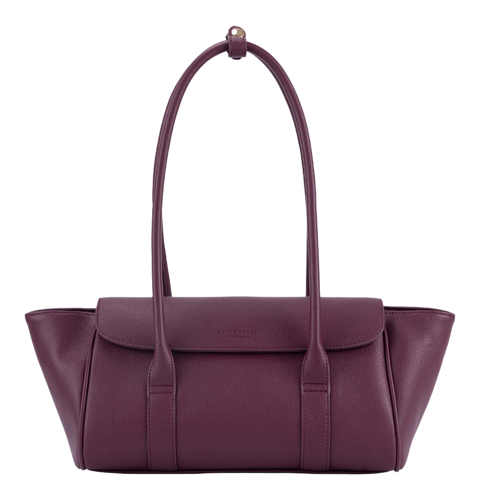 SEIDENFELT MANUFAKTUR Nelma East-West Shoulder Bag Mystery Purple