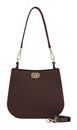 SEIDENFELT MANUFAKTUR Nelma Midi Hobo Bag Dark Brown