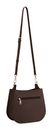 SEIDENFELT MANUFAKTUR Nelma Midi Hobo Bag Dark Brown
