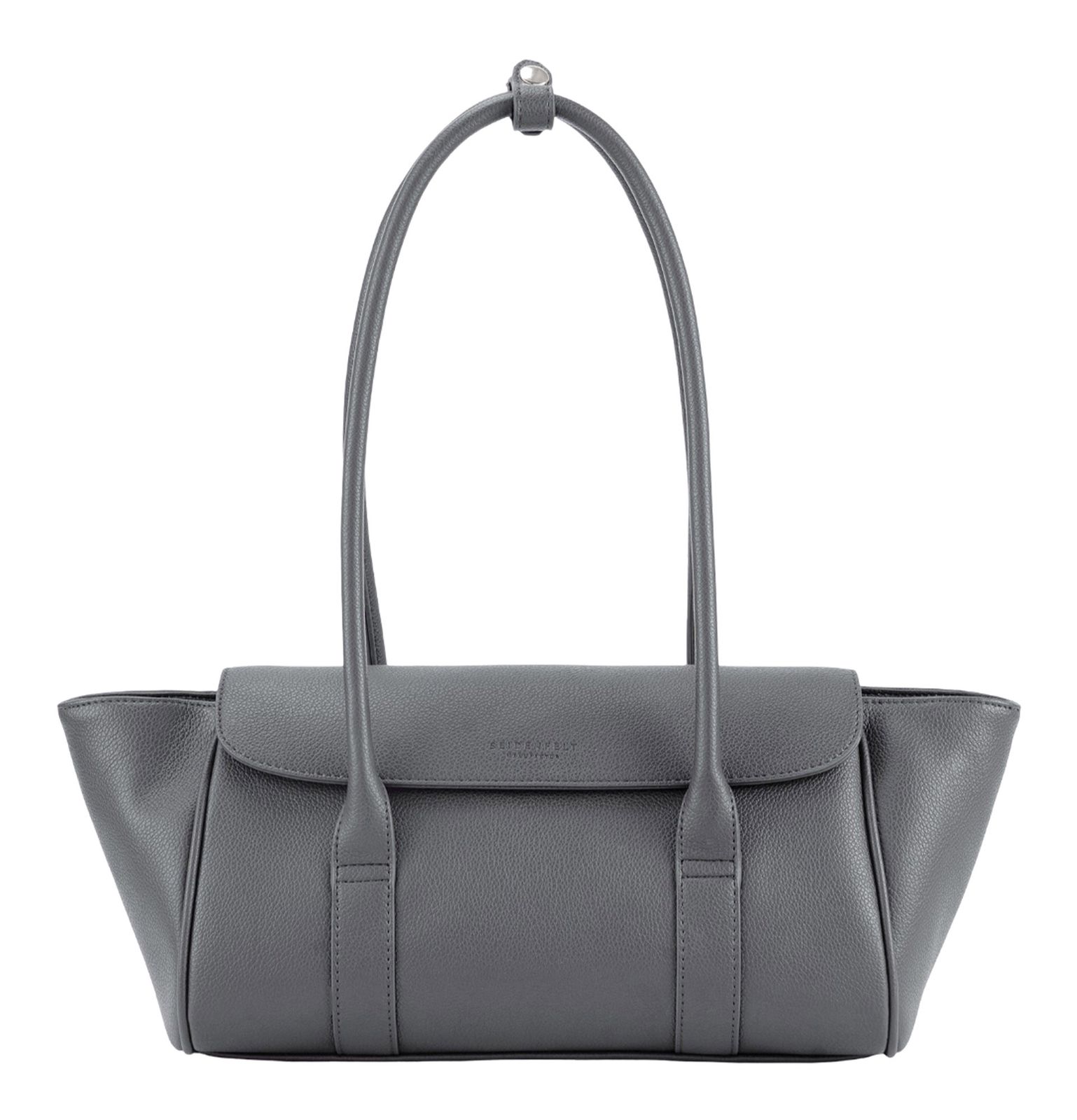 SEIDENFELT MANUFAKTUR Nelma East-West Shoulder Bag Light Grey