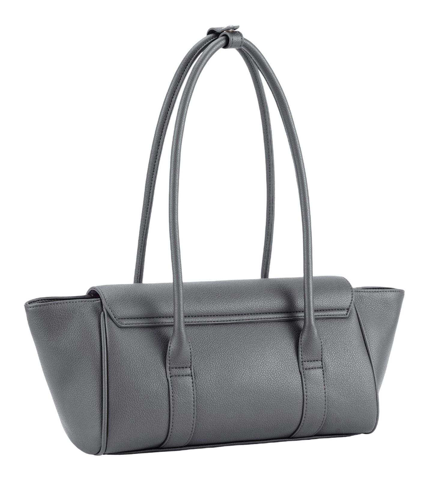SEIDENFELT MANUFAKTUR Nelma East-West Shoulder Bag Light Grey SEIDENFELT MANUFAKTUR Nelma East-West Shoulder Bag Light Grey